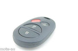 Toyota Kluger Aurion Remote Car Key 4 Button Replacement Shell/Case/Enclosure - Remote Pro - 9