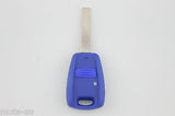 Fiat 1 Button Key Remote Replacement Case/Shell/Blank Punto Bravo Stilo Blue - Remote Pro - 2