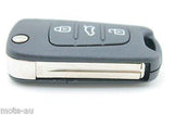 Hyundai i30 i20 Elantra 3 Button Flip Key Replacement Remote Case/Shell/Blank - Remote Pro - 4
