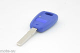 Fiat 1 Button Key Remote Replacement Case/Shell/Blank Punto Bravo Stilo Blue - Remote Pro - 5