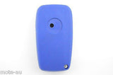 Fiat 3 Button Flip Key Remote Case/Shell/Blank Punto Bravo Stilo Blue - Remote Pro - 3