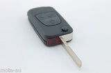 Mercedes-Benz 3 Button Remote Flip Key Blank Replacement Shell/Case/Enclosure - Remote Pro - 8