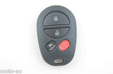 Toyota Kluger Aurion Remote Car Key 4 Button Replacement Shell/Case/Enclosure - Remote Pro - 4