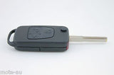 Mercedes-Benz 3 Button Remote Flip Key Blank Replacement Shell/Case/Enclosure - Remote Pro - 12