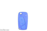 Fiat 3 Button Flip Key Remote Case/Shell/Blank Punto Bravo Stilo Blue - Remote Pro - 4