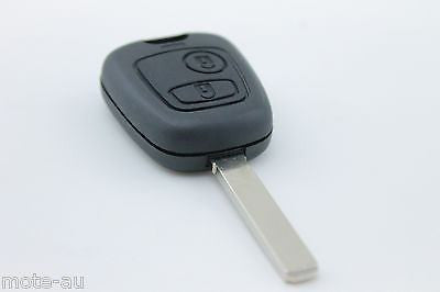 Key Repair Blank Housing With 2 Button Keypad For Peugeot 206, 207, 307, 407