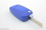 Fiat 3 Button Flip Key Remote Case/Shell/Blank Punto Bravo Stilo Blue - Remote Pro - 9