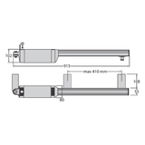 Genuine BFT Phobos BT A40 Double Swing Gate Motor/Opener Kit