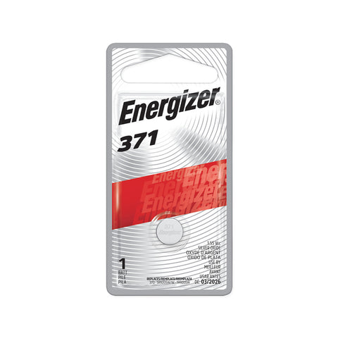 Energizer Silver Oxide Watch Battery 371/370 (1pk)