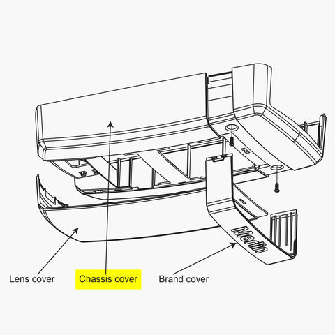 Genuine Merlin Chassis Cover CyclonePro (MT120EVO)