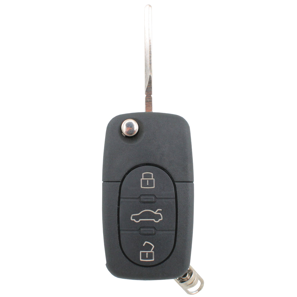 Complete To Suit Audi 3 Button Transponder Remote Flip Key 4D0 837 231 K A2/A4/S4
