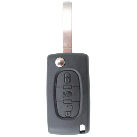 Complete To Suit Peugeot/Citroen 3B Flip Key