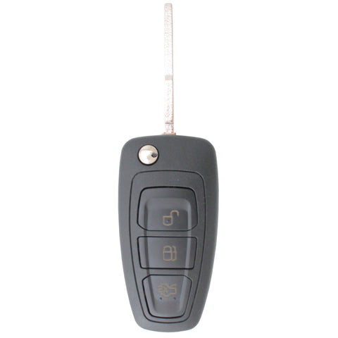 Complete To Suit Ford Transponder Remote Flip Car Key C-MAX/Grand/Galaxy/Focus/Mondeo