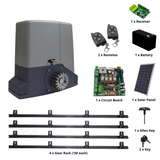 Letron SL3000S DIY Sliding Gate Motor Kit - Solar Powered