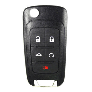 Genuine Holden VF Commodore 5 Button HU100 433MHz Smart Flip Key (Keyless Go)