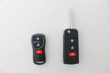 To Suit Nissan 3 Button Flip Key Remote Case