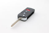 To Suit Nissan 3 Button Flip Key Remote Case