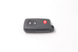 3 Button Black Remote/Key Fob To Suit Toyota