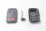 4 Button Black Key Fob To Suit Toyota