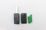 Complete To Suit Peugeot/Citroen 2B Flip Key