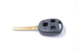 3 Button Blank Car Key Shell/Case To Suit Toyota Prado RAV4 Echo Corolla