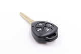 4 Button Uncut Key To Suit Toyota