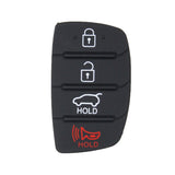 To Suit Hyundai i40 Sante Fe 4 Button Flip Key Replacement Rubber Buttons