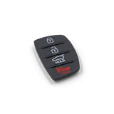 To Suit Hyundai i40 Sante Fe 4 Button Flip Key Replacement Rubber Buttons