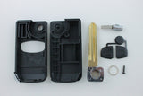 Mitsubishi Challenger Pajero Tritan Remote Flip Key Blank Shell/Case/Enclosure - Remote Pro - 2