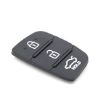 To Suit Hyundai Santa Fe/Elantra i20 iX45 3 Button Flip Key Replacement Rubber Buttons