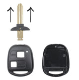 Remote Car Key Shell/Case/Enclosure To Suit Toyota Prado RAV4 Echo Corolla