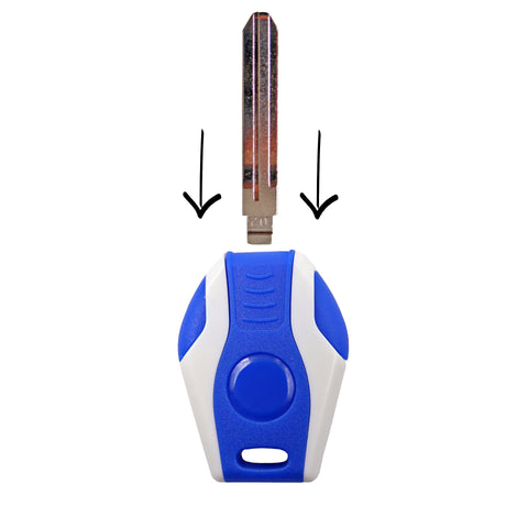 KeyDiy KD Blank Key Blade MFK Transponder Head Blue