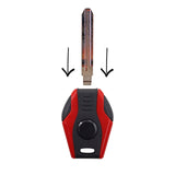 KeyDiy KD Blank Key Blade MFK Transponder Head Red