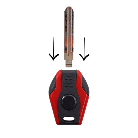 KeyDiy KD Blank Key Blade MFK Transponder Head Red