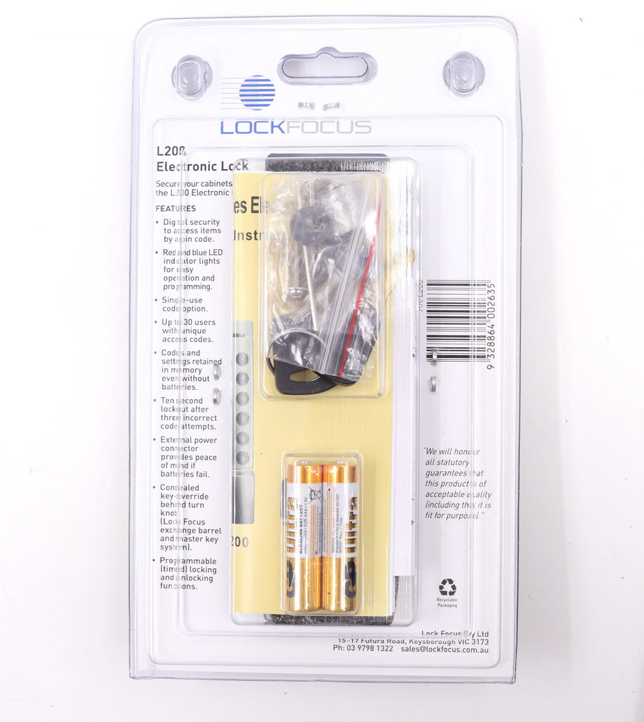 Lock Focus Lock Focus Electric Locker Lock A/L200/R1/04 – Remote Pro