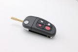 Complete To Suit Jaguar Transponder Remote Flip Car Key XJ X-Type S-Type XJ XK 4 Button