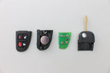 Complete To Suit Jaguar Transponder Remote Flip Car Key XJ X-Type S-Type XJ XK 4 Button