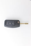 Complete To Suit FORD 3 Button Transponder Remote Flip Car Key fiesta xr4 BA BF Falcon