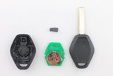 Complete To Suit BMW 3 Button Key Remote 3/5/7 SERIES X3 X5 Z4 E38 E39 M5 M3 Transponder