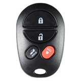 4 Button 433MHz Key Fob to suit Toyota Aurion/Kluger