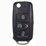 5 Button HU66 Flip Key Housing to suit Volkswagen