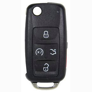 5 Button HU66 Flip Key Housing to suit Volkswagen