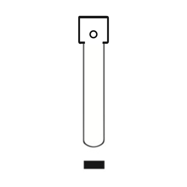 MFK/Transponder/Chip Key Blade to suit Subaru DAT17