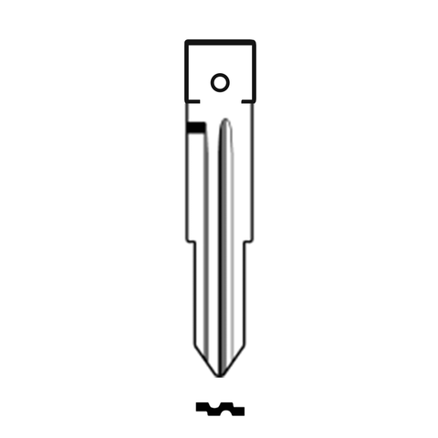 MFK/Transponder/Chip Key Blade to suit Daewoo DWO4R