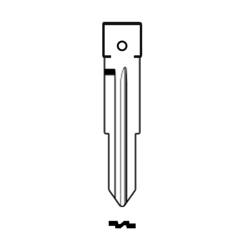 MFK/Transponder/Chip Key Blade to suit Daewoo DWO5R