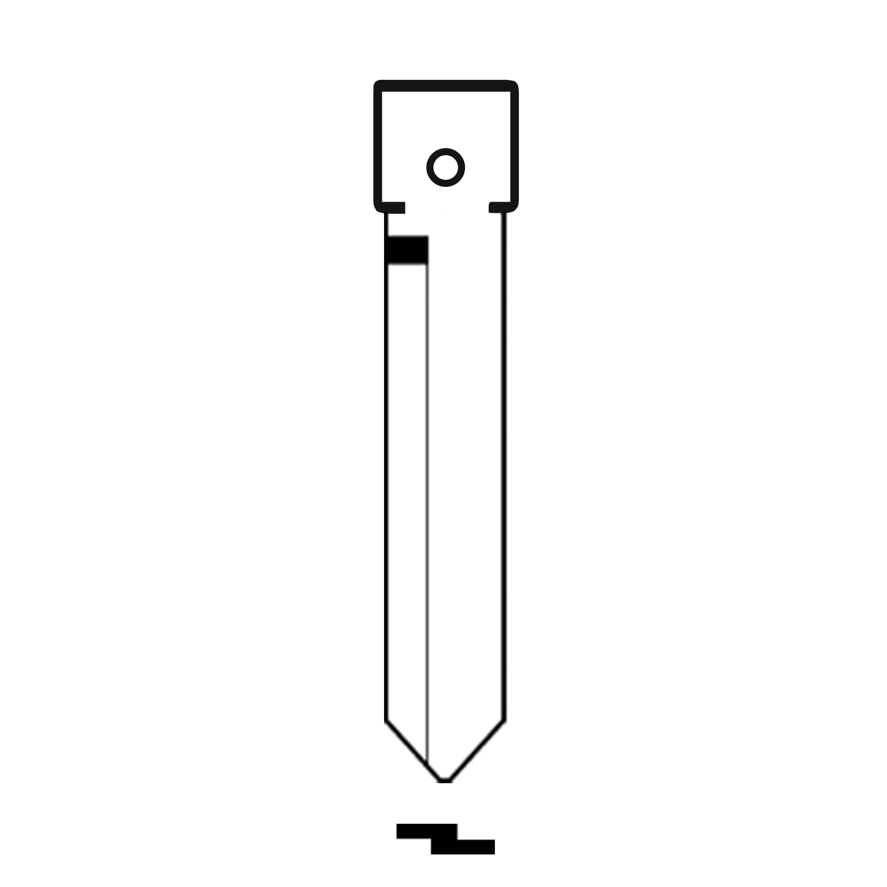 MFK/Transponder/Chip Key Blade to suit Ford H73/FO26