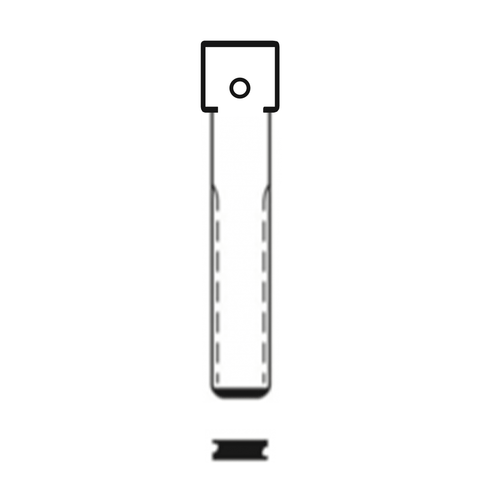 MFK/Transponder/Chip Key Blade to suit Citroen/Peugeot HU83