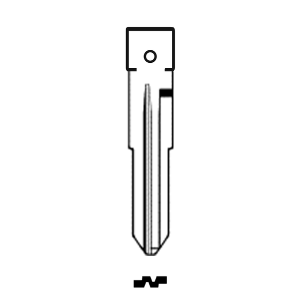 MFK/Transponder/Chip Key Blade to suit Hyundai HYN15