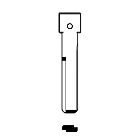 MFK/Transponder/Chip Key Blade to suit Alfa/Fiat SIP16