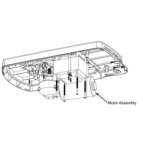 Genuine Merlin Motor Assembly CyclonePro (MT120EVO)